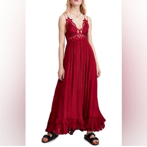 Free People Dresses & Skirts - Free People Adella Maxi Slipdress size small